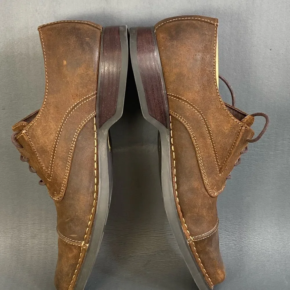 RJ COLT ‘ALL NIGHT’ suede leather Oxford shoes mens size  10.5